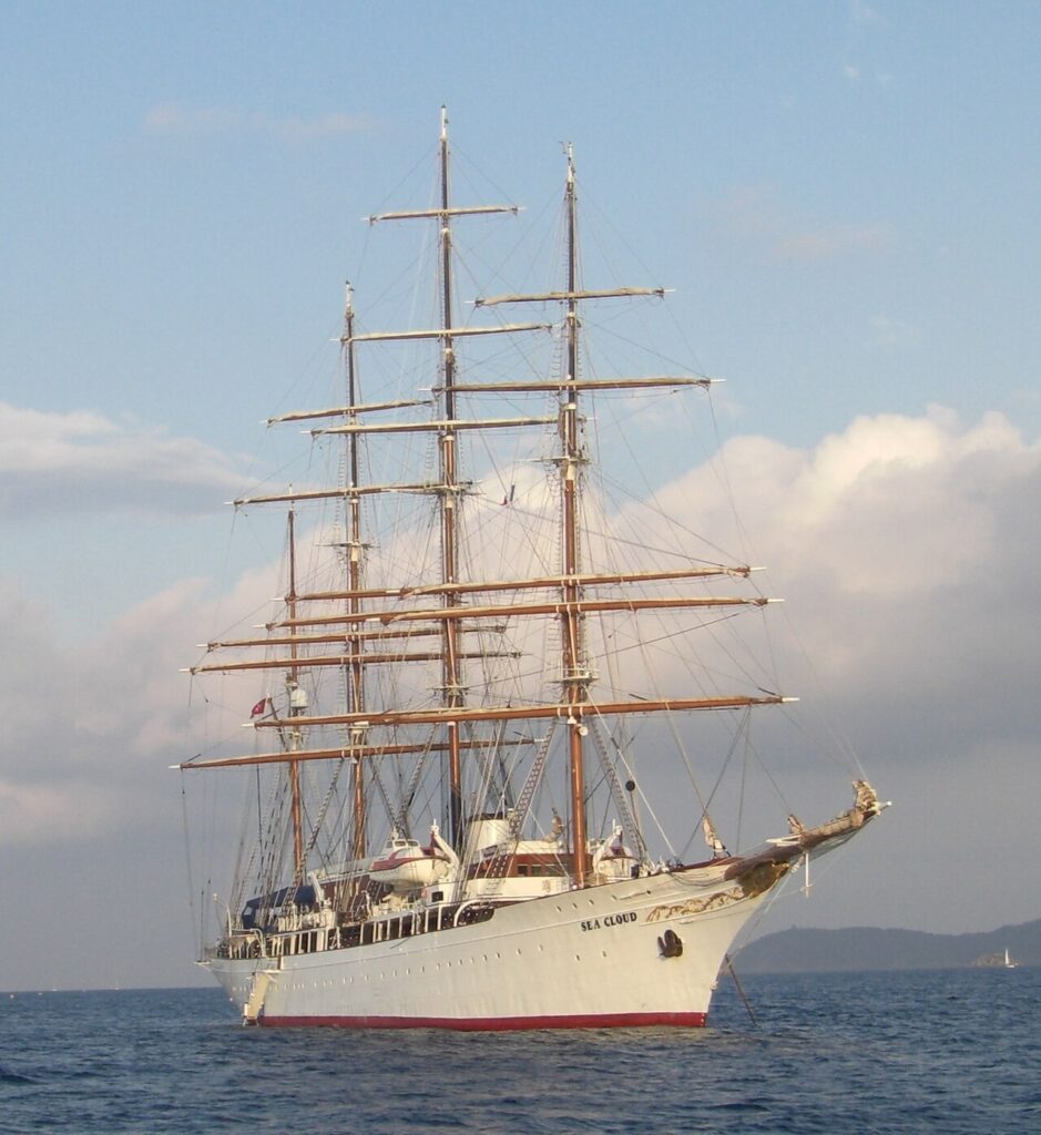 Grand voilier Le sea cloud