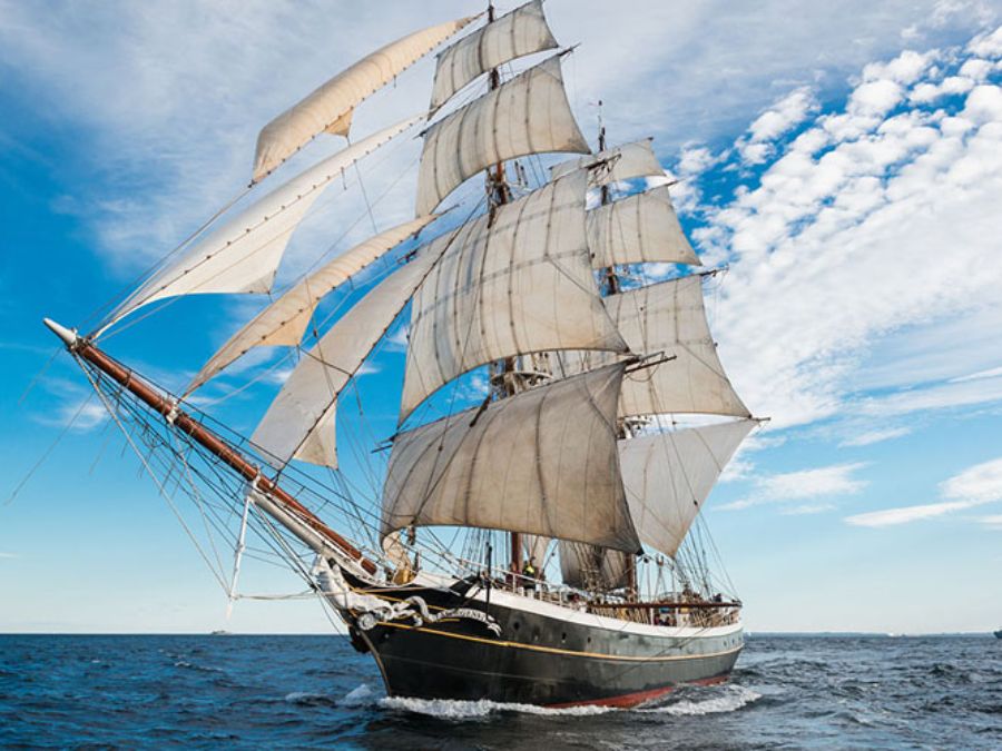 Grand voilier Morgenster