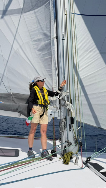 monitrice de voile vogweek - valérie