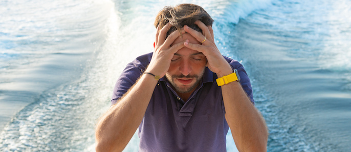 Burn out du propriétaire de bateau