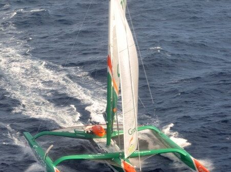 Heure d'arrivée (ETA) de Franck Cammas route du rhum 2010