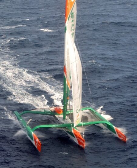 Heure d'arrivée (ETA) de Franck Cammas route du rhum 2010