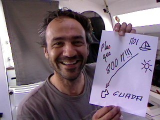 Route du rhum de Willy Bissainte, Olivier Grassi et Julien Mabit