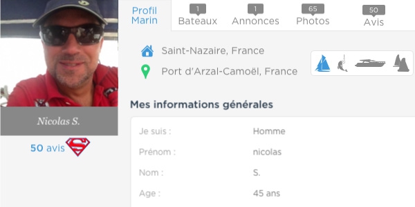 Nicolas d'Arzal franchit le cap des 50 avis