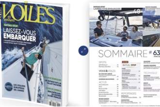 couverture de voiles et voiliers de mars 2024 sur la co-navigation, bateau stop et bourse aux équipiers
