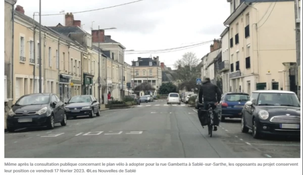Sablé-sur-Sarthe : les inquiétudes des opposants après la validation du plan vélo
