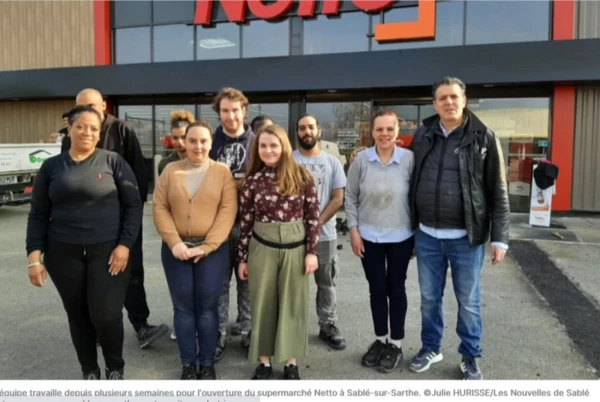 Le supermarché discount Netto ouvre ses portes à Sablé-sur-Sarthe !