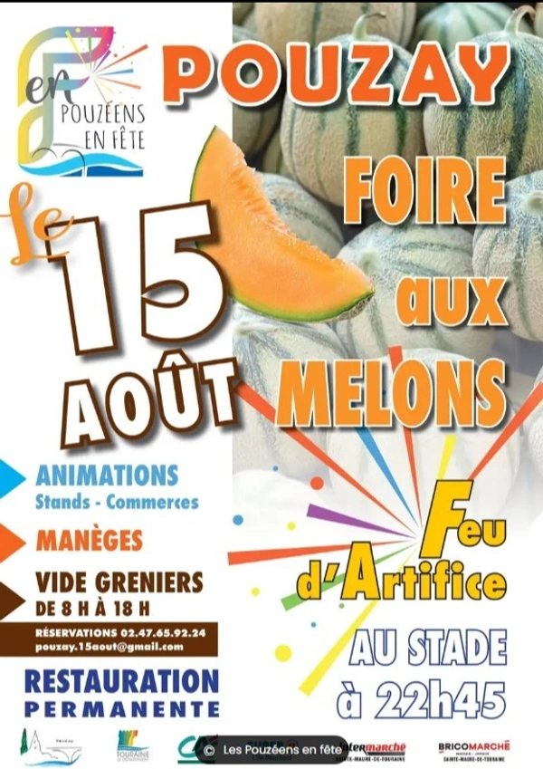 Foire aux Melons - Pouzay - 15 Août