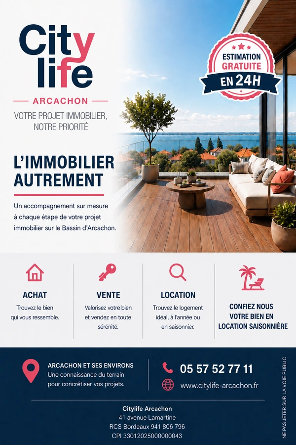 Conciergerie saisonnière à Arcachon
