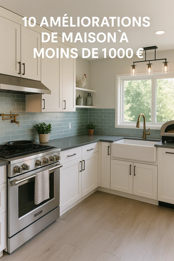 10 améliorations de maisons à moins de 1000€