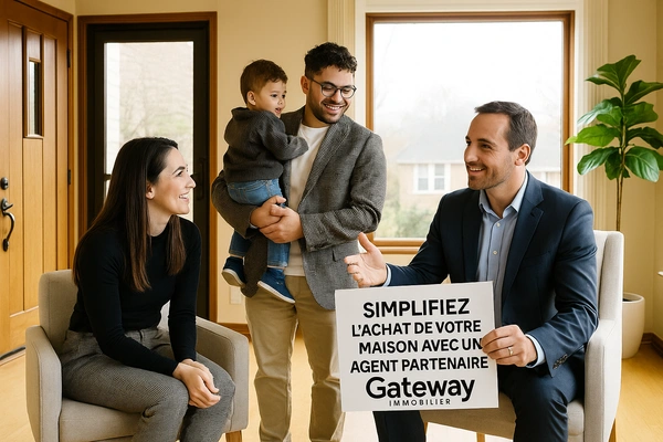 Simplifiez l'achat de votre maison grâce à un agent immobilier partenaire Gateway immobilier