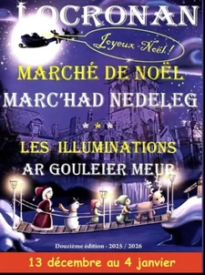 Marché de Noel à Locronan à partir du 12 Décembre