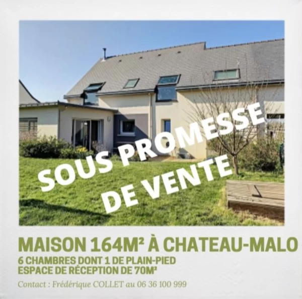 Promesse de vente signée / Saint-Malo quartier de Chateau-Malo