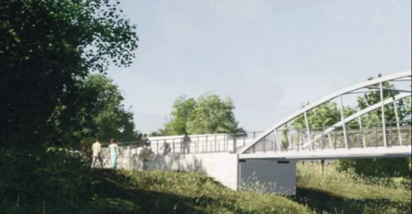 La passerelle sur L'Ognon, nouveau projet à Pont St Martin