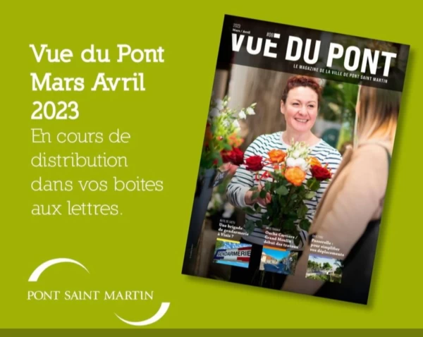 Votre nouveau magazine "vue du pont" arrive dans vos boîtes aux lettres