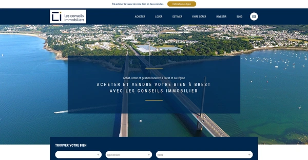 Bienvenue sur le nouveau site de Les Conseils Immobiliers à Brest
