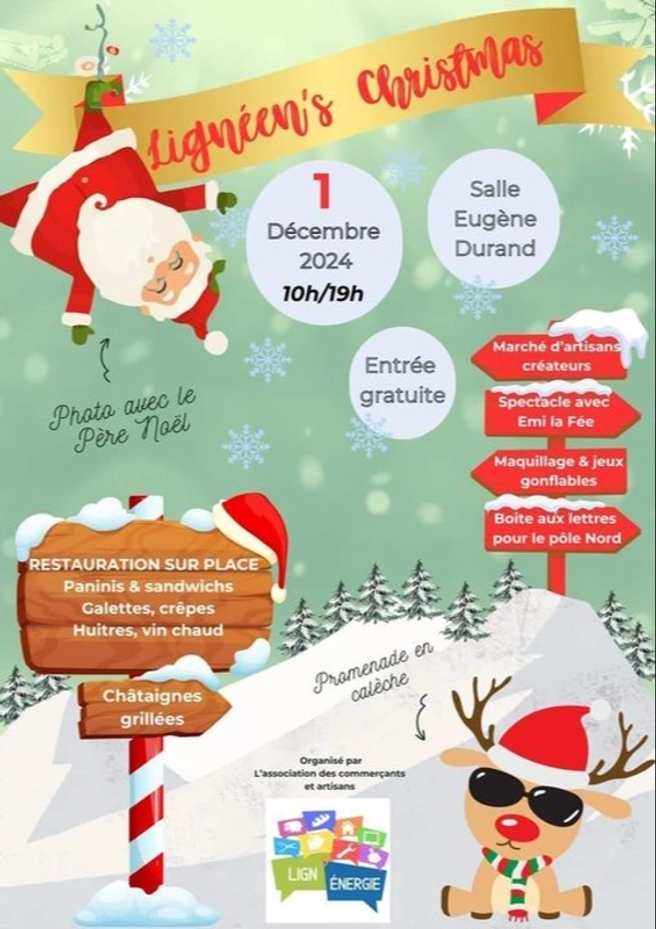 LIGNÉ : MARCHÉ DE NOËL DIMANCHE 1ER DÉCEMBRE 2024