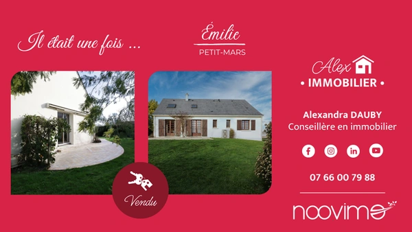 🏡 Une maison vendue au prix en seulement 2 visites à Petit-Mars !
