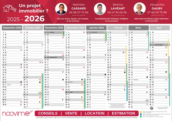 LE CALENDRIER 2025-2026 ARRIVE : PRATIQUE, JOLI… ET APPROUVÉ PAR 9 FRIGOS SUR 10 !