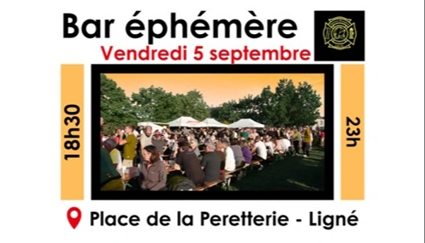 LIGNÉ : BAR ÉPHÉMÈRE DU VENDREDI 5 SEPTEMBRE 2025