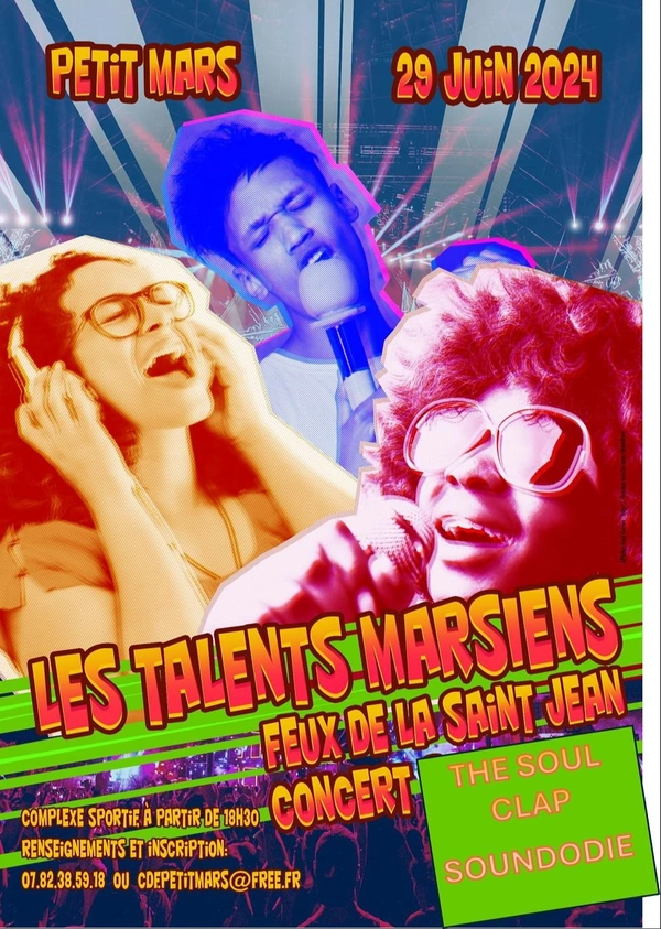 PETIT-MARS : CONCERT ET FEU DE LA SAINT-JEAN SAMEDI 29 JUIN 2024