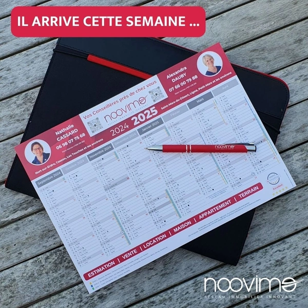 LE CALENDRIER 2024-2025 ARRIVE DANS VOS BOÎTES AUX LETTRES !