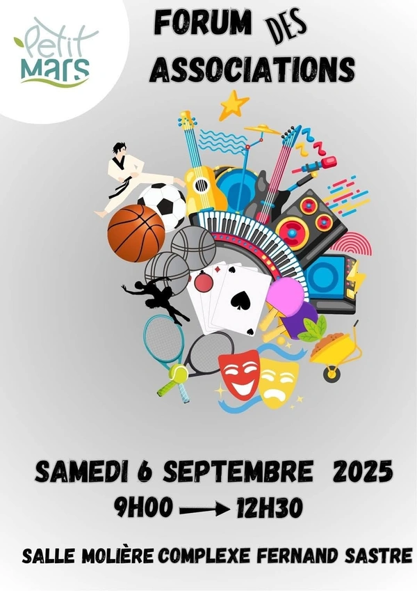 PETIT-MARS : FORUM DES ASSOCIATIONS SAMEDI 6 SEPTEMBRE 2025