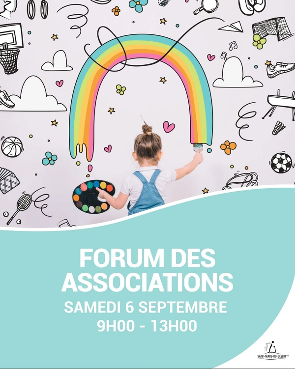SAINT-MARS-DU-DÉSERT : FORUM DES ASSOCIATIONS SAMEDI 6 SEPTEMBRE 2025