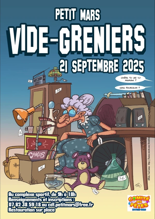 PETIT-MARS : VIDE GRENIERS DIMANCHE 21 SEPTEMBRE 2025