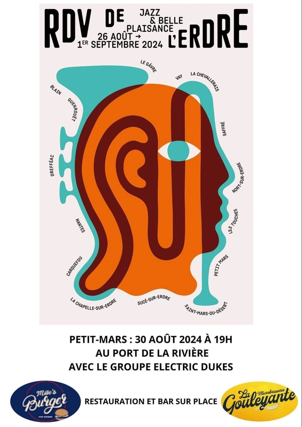 PETIT-MARS : RENDEZ-VOUS DE L'ERDRE VENDREDI 30 AOÛT 2024