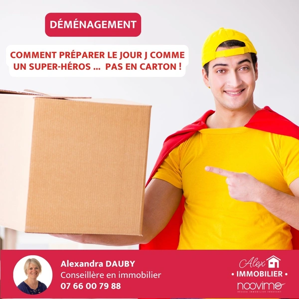 DÉMÉNAGEMENT : COMMENT PRÉPARER LE JOUR J COMME UN SUPER-HÉRO PAS EN CARTON