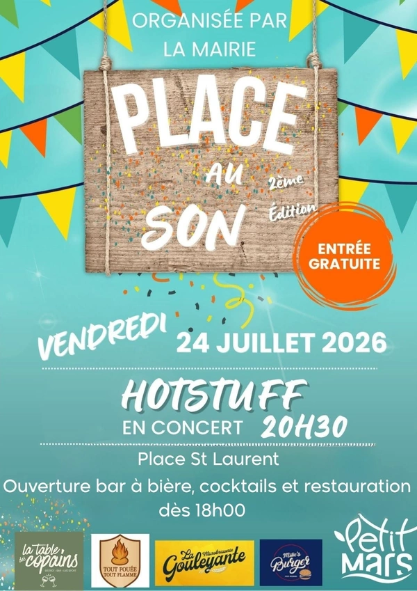 PETIT-MARS : PLACE AU SON LE VENDREDI 24 JUILLET 2026