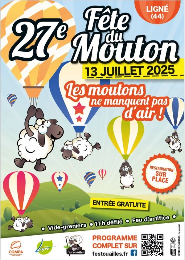 LIGNÉ : FÊTE DU MOUTON DIMANCHE 13 JUILLET 2025