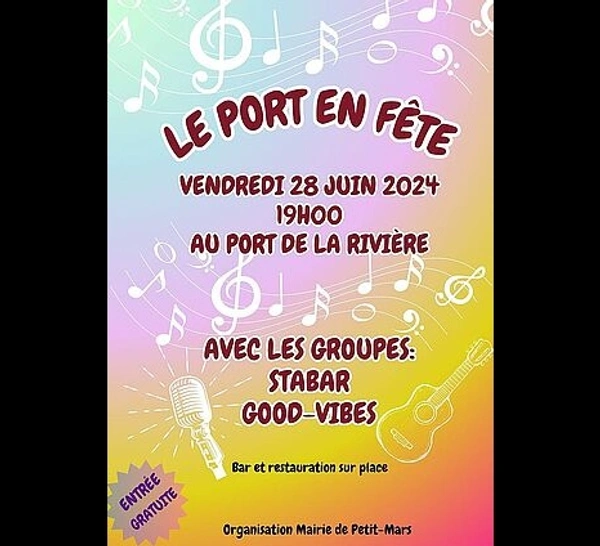 PETIT-MARS : LE PORT EN FÊTE VENDREDI 28 JUIN 2024