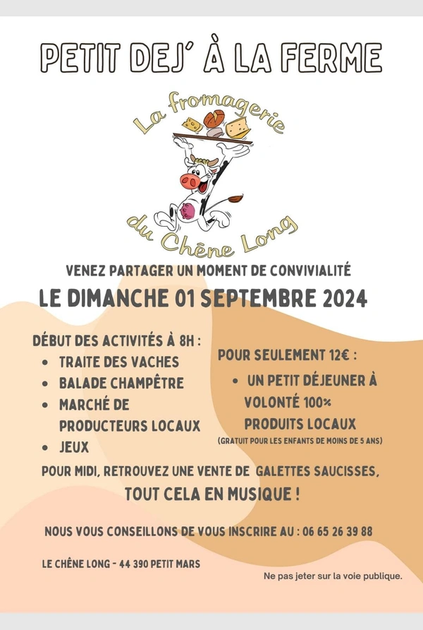 PETIT-MARS : DÉCOUVREZ LE RÔLE DE L'ARBRE LORS DUN PETIT-DÉJEUNER À LA FERME DU CHÊNE LONG DIMANCHE 1ER JUIN 2024
