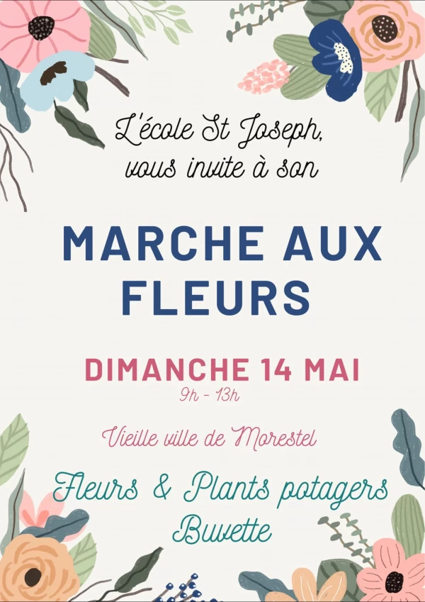 Marché aux Fleurs dimanche 14 mai