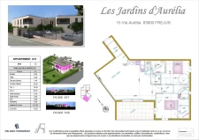 Appartement de type F3 de 81,50 m² + 13 m² de terrasse