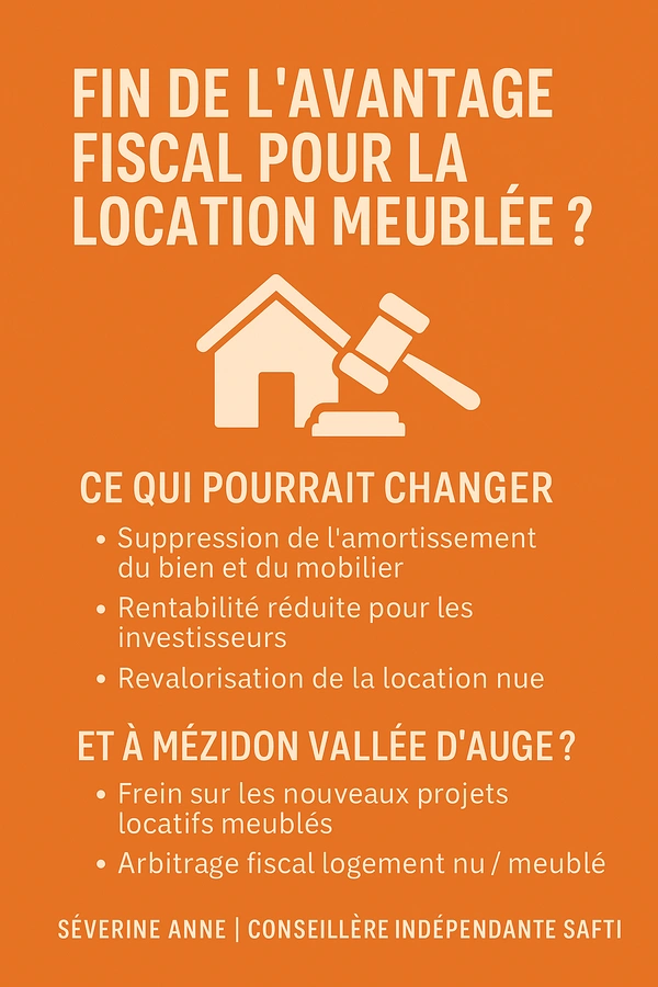 Fin annoncée de l’avantage fiscal pour la location meublée : ce que cela signifie pour vous
