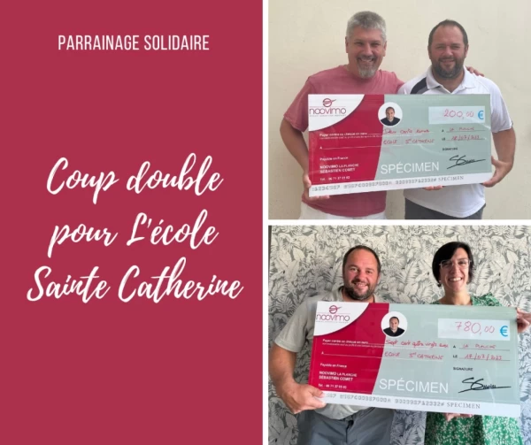 Coup double pour l'Ecole Sainte Catherine !!