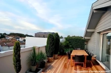 BOUCAU   T4 - Superbe DUPLEX en ATTIQUE   Vue dégagée