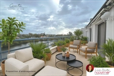 Saint-Félix vue Erdre, 5 pièces 121 m2 dernier étage avec 2 