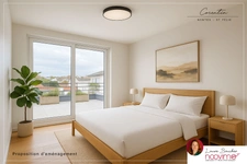 Saint-Félix vue Erdre, 5 pièces 121 m2 dernier étage avec 2 