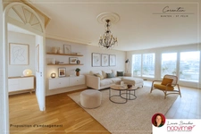 Saint-Félix vue Erdre, 5 pièces 121 m2 dernier étage avec 2 