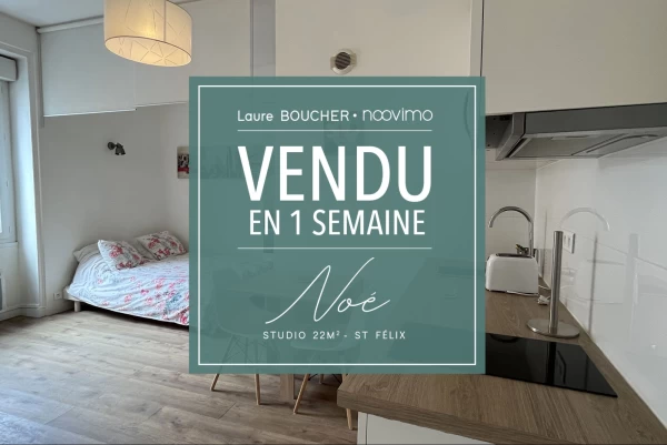 [Noé] studio, rue basse creuse à Saint Félix vendu en 1 semaine