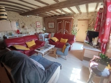 fermette avec studio et étang
