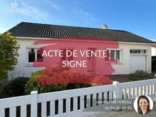 Plain-pied 2/3 chambres au coeur du bourg sur belle parcelle 