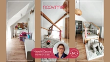 Maison en pierre rénovée de 128 m2 4 chambres 1 Bureau sur 2