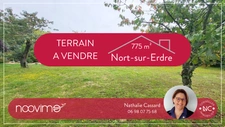 Terrain constructible de 775 m2 NORT-SUR-ERDRE