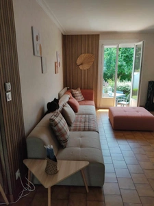 plain pied de 2 chambres et 1 bureau