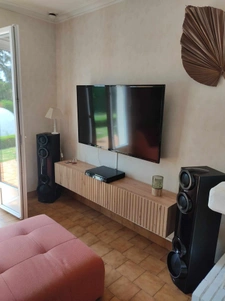 plain pied de 2 chambres et 1 bureau